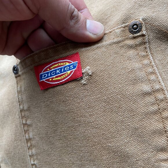 Vintage Dickies Chore Jacket Blanket Lined Tan Duck Canvas Men's XXL - Picture 11 of 13